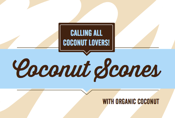 Coconut Scones POP